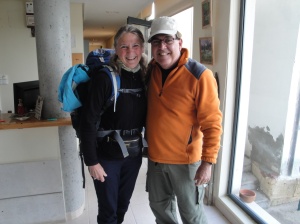 Another friend we've met along the way, Cecelia from Denmark, traveling on her own.