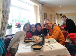 We meet again with the very kind and lovely young ladies from the UK and Japan with a friend they made from Italy