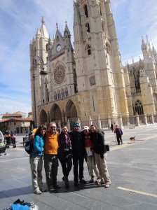 Camino friends continuing to meet along the way.
