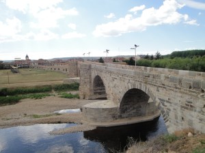 The medieval Puente de Orbigo.
