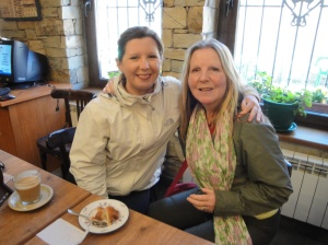 Two beautiful ladies from Glascow, Scotland. Avril and her mother Sharon.