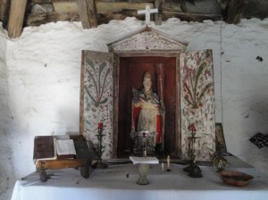 The altar inside the Chapel of St. Sylvestre at the Casa de Carmen.