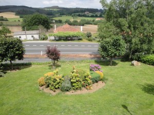 View outside our room from la Casa Milia.