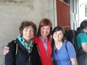 Jana, from the former East Germany who was walking at about the same pace as us as we kept running into each other for the last 300 or so kilometers.