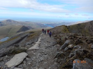 Our descent down the mountain.