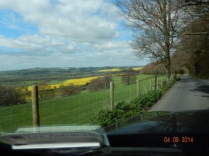Lovely English countryside outside Portsmouth.