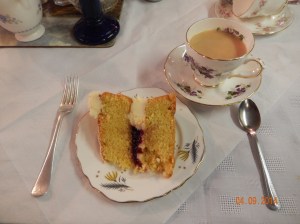 Victorian Sandwich and Tea in Ludlow, England